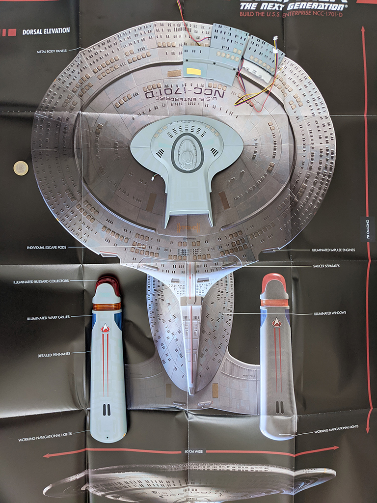 HeroCollector / Eaglemoss U.S.S. Enterprise NCC-1701 D Enterprise_Size